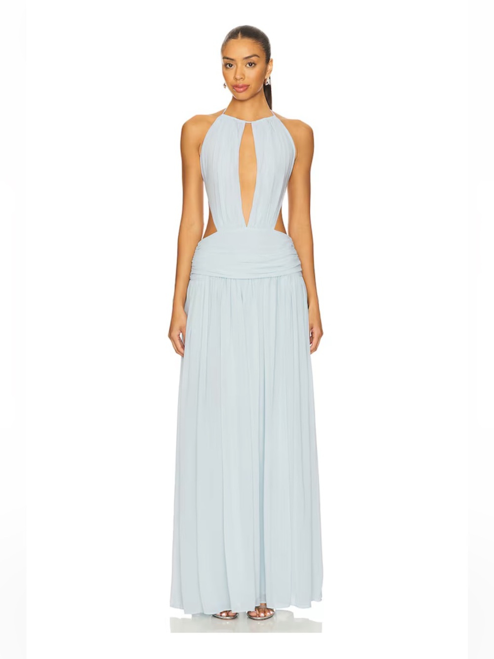 Revolve NBD The Aquamarine Gown in Pale Blue